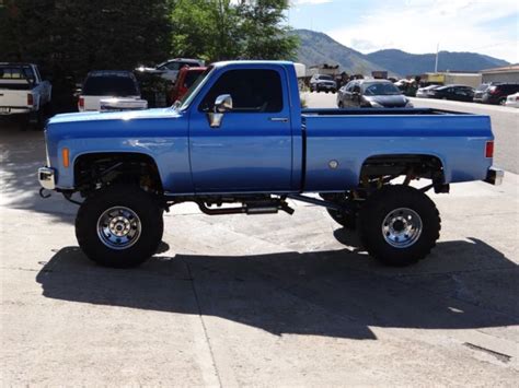 1978 chevy truck shortbed 4x4 1 ton axles, lifted,frame off restoration ...