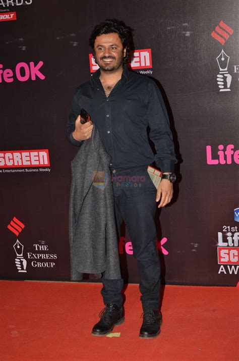 Vikas Bahl at Life Ok Screen Awards red carpet in Mumbai on 14th Jan ...