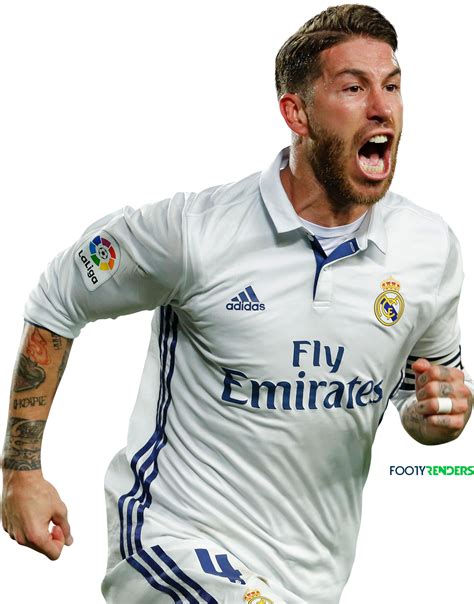 Sergio Ramos Real Madrid football render - FootyRenders