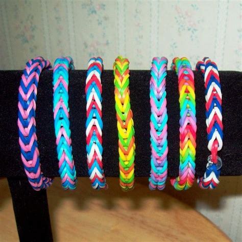 Rainbow Loom Rubber Band Bracelet, Fishtail Design, Multi-Color ...