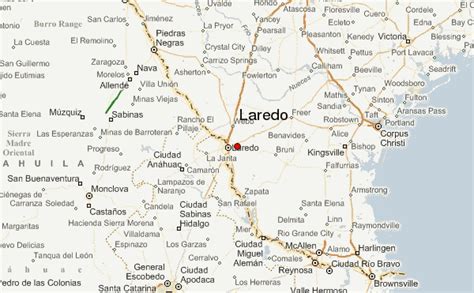 Mapa De Laredo Texas - Costruzion