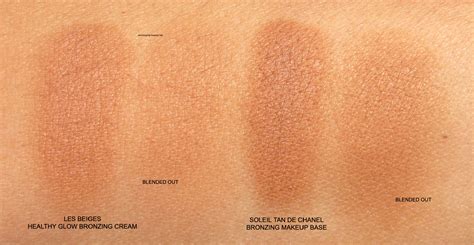 CHANEL Les Beiges Bronzing Cream vs Soleil Tan swatches | ommorphia ...