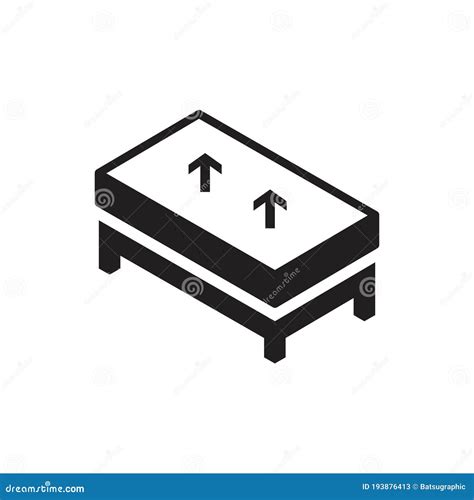 Mattress Vector Icon Logo Design Stock Vector - Illustration of ...