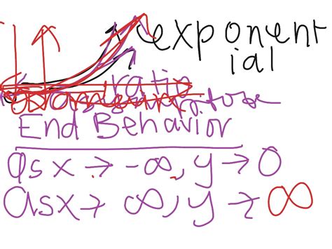 End Behavior of an exponential graph | Math | ShowMe