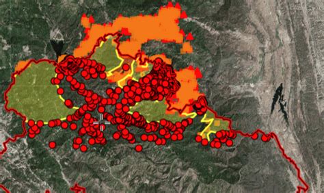 California fire map: Evacuation zone reaches fourth county – Chico ...