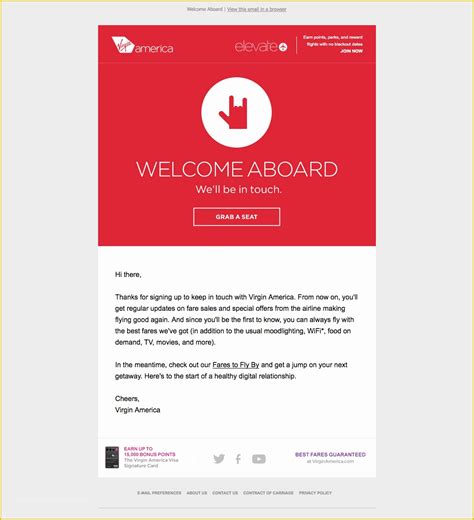 Welcome Email Template Html