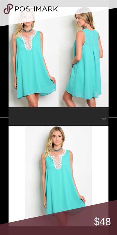 Swing Aqua Colored Dress 👗 | Aqua color dress, Dresses, Clothes design