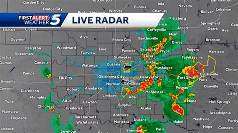 LIVE RADAR: Tracking heavy rain, storms moving through Oklahoma