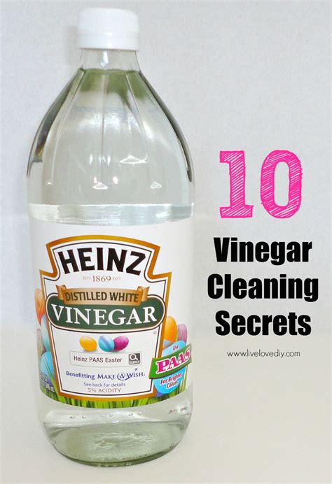 LiveLoveDIY: 10 Vinegar Cleaning Secrets