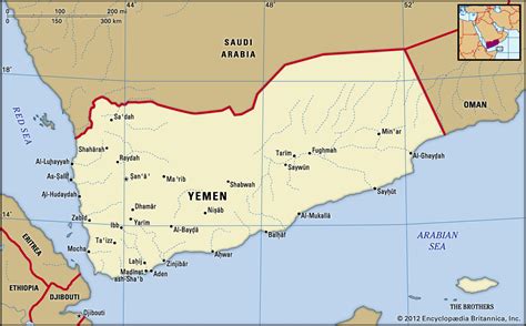 Where Is Yemen Located On The Map - Europe Capital Map