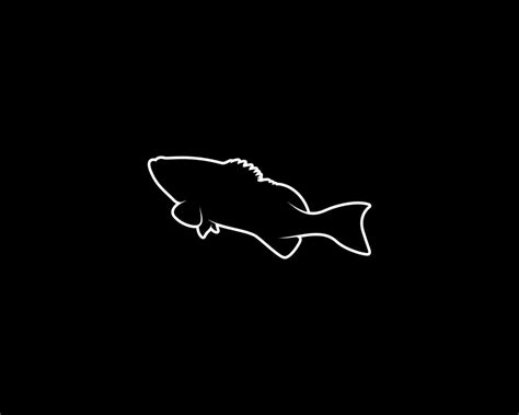 grouper outline vector silhouette 11542588 Vector Art at Vecteezy