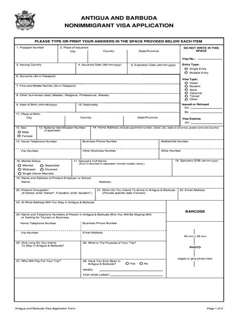 Us Visa Forms Pdf - Fill Online, Printable, Fillable, Blank | pdfFiller