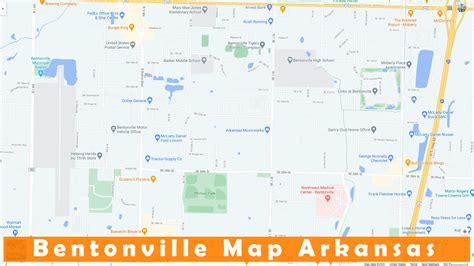 Bentonville Arkansas Map - United States