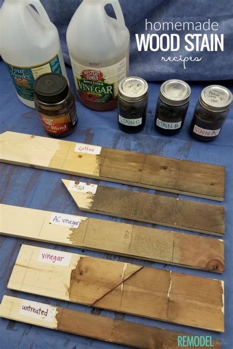 Remodelaholic | How to Make Homemade DIY Wood Stain