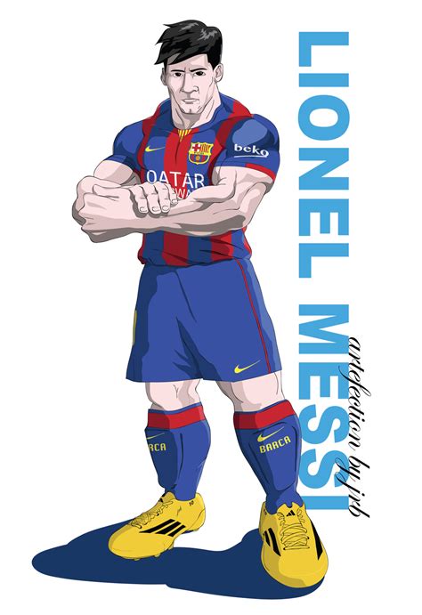 Lionel Messi FCBarcelona RecordBreaker by artefection