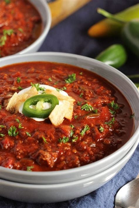 Sweet and Spicy Slow Cooker Chili Recipe - The Suburban Soapbox