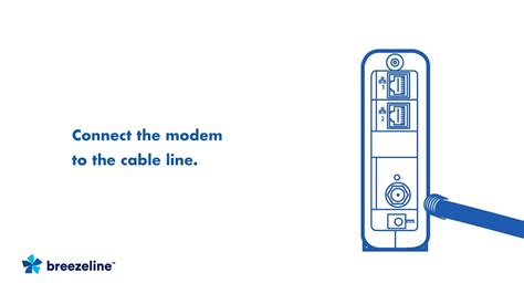 Breezeline Internet Modem Self-Installation Instructions - YouTube