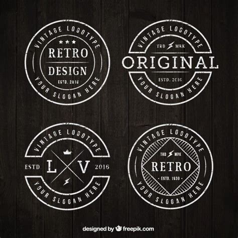 Descarga gratis Colección De Logotipos Vintage Circulares | Logotipos ...