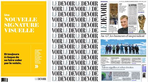 Le Devoir Redesigned – News Paper Design