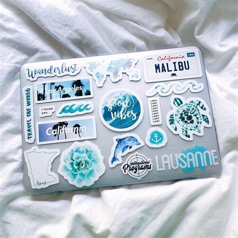 laptop case sticker collage | Diy laptop, Laptop stickers, Cute laptop ...