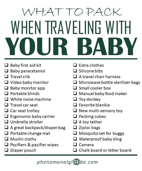 Packing List for Baby Beach Vacation Beach vacation packing list for a ...