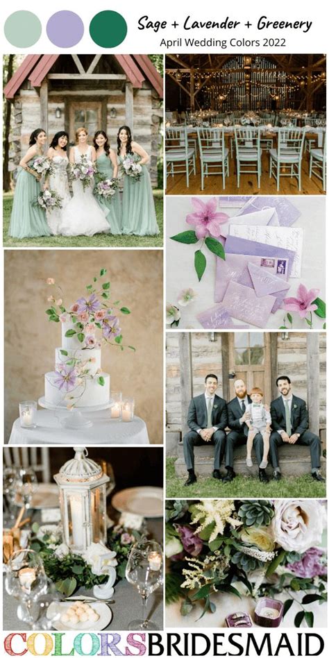 Sage Lavender and Greenery April Wedding Colors for 2022, Sage Green ...