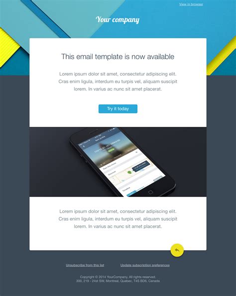 Adobe Illustrator Email Template