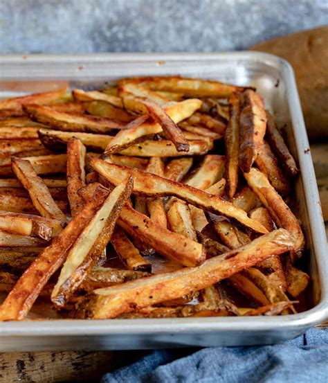 Crispy Baked French Fries (Oven Fries) - Mom On Timeout