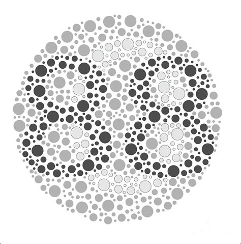 Colour Blindness Test Chart Photograph by Chongqing Tumi Technology Ltd ...