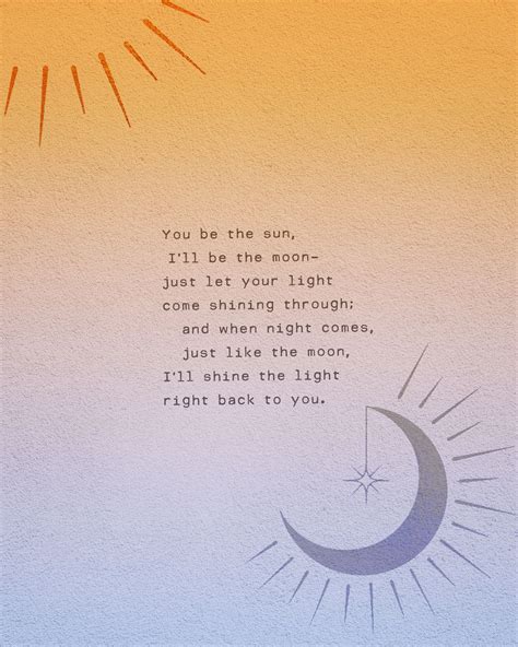 Love Poem You Be the Sun Ill Be the Moon Phases of the Moon - Etsy ...