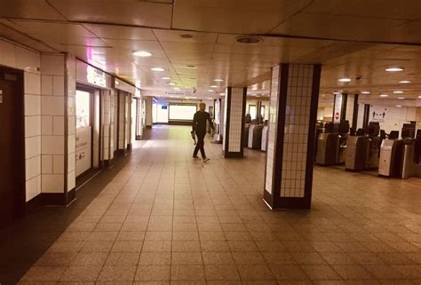 Oxford Circus Tube Station Oxford Street Central London England A Ghost ...