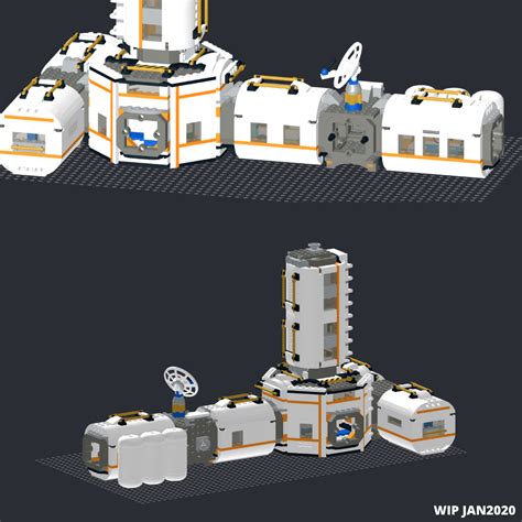 Unfinished MOC Design based on 60227 Lunar Space Station / City ...