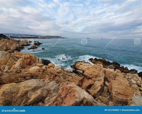 Sea in the Ulsan South Korea Stock Photo - Image of ocean, tower: 221235602