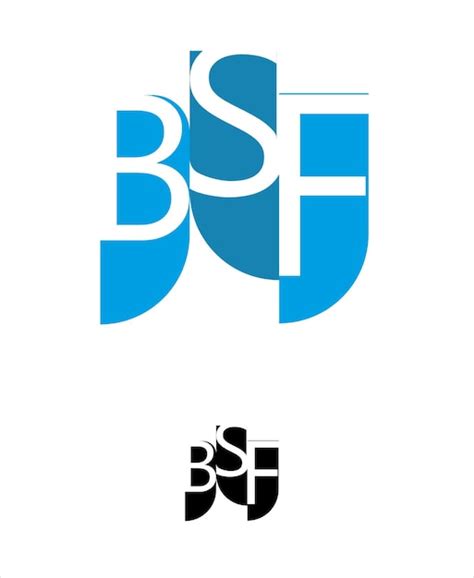 Premium Vector | Bsf logo design. bsf letters vector logo design ...