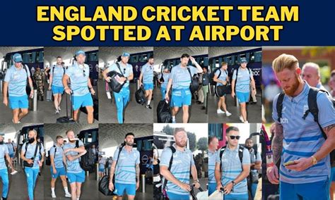 England Cricket team Spotted at Airport | World Cup 2023 | Cricket News ...