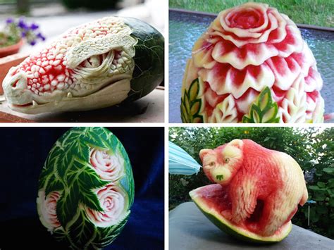 Watermelon Carving Animals