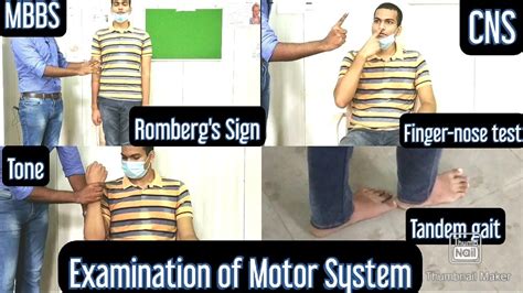 CNS - Examination of Motor system, English/Hindi, Tone, Strength ...