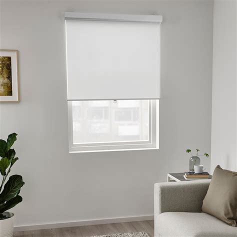 TRETUR block-out roller blind, white, 100x195 cm - IKEA