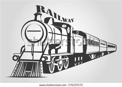 Train Outline Vector Stock Vector (Royalty Free) 176319572