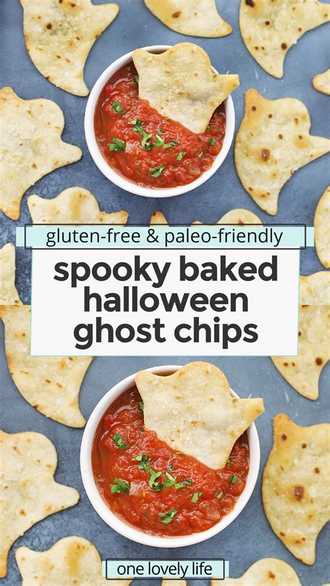 Spooky Baked Halloween Chips • One Lovely Life