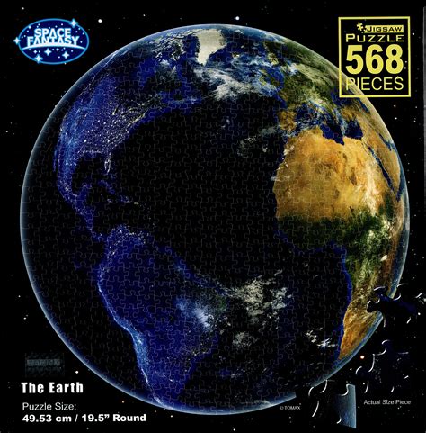 The Earth - Round, 500 Pieces, Tomax Puzzles | Puzzle Warehouse