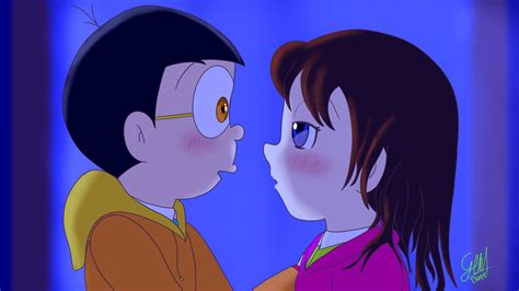 My Nobita-Shizuka Ship Fanart (They were 16 and inside an AU) : r/Doraemon