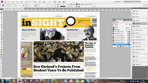 Andrew Golson Design Paul Brand Newspaper graphic design Heading