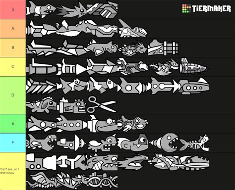 Geometry Dash Ships Tier List (Community Rankings) - TierMaker