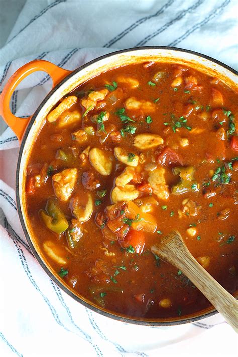 Easy Chicken Goulash with Quick Dumplings - Talking Meals