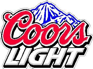 Coors Light BLUE Mountain Color Logo - Pro Sport Stickers