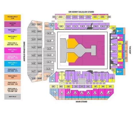 Taylor Swift Liverpool Anfield stadium seating plan, capacity and ...