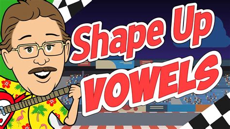 Shape Up Vowels | Jack Hartmann | Vowel Song - YouTube