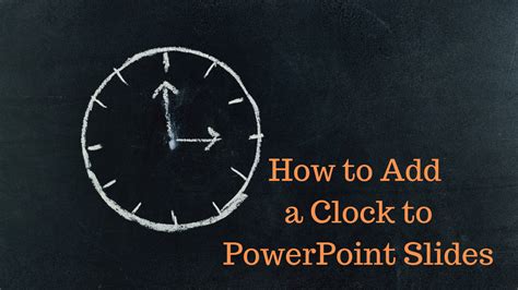 How to Add an Animated Clock to PowerPoint Slides - Free Technology For ...