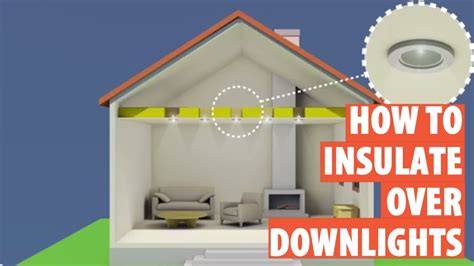 How to fit downlight covers, insulation,downlights, recessed lights ...